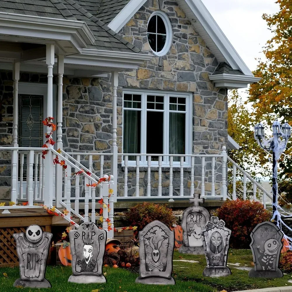 Unbranded tombstones graves